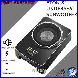 Eton UG USB 8 Underseat 8 Active 180 Watt Car Subwoofer Enclosure Fast Dispatch