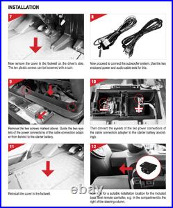 Fiat Ducato 8 Subwoofer 200watts Max Direct Fit Esx Car Audio Van Caravan Audio