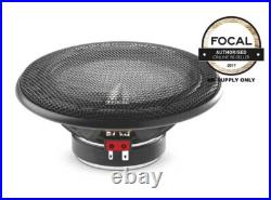 Focal 2-Way 6.5 Component Car Speakers With Under Seat Active Subwoofer Packs