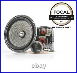 Focal 2-Way 6.5 Component Car Speakers With Under Seat Active Subwoofer Packs