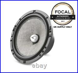 Focal 2-Way 6.5 Component Car Speakers With Under Seat Active Subwoofer Packs