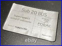 Focal Bus-20 / 8 (20cm) Under Seat Active Subwoofer