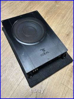 Focal ISUB Active 2.1 Compact Underseat Car Subwoofer, Base Included