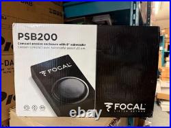 Focal PSB200 Sub Polyglass Series 8 Sealed Shallow Mount Enclosure Subwoofer
