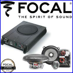 Focal iBus 2.1 UnderSeat Active Subwoofer 2.1 System + 130AS 2Way Comp Speakers