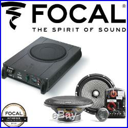 Focal iBus 2.1 UnderSeat Active Subwoofer 2.1 System + 165AS 2Way Comp Speakers