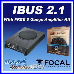 Focal iBus 2.1 Under Seat Active Subwoofer 20cm 8 Bass Tube 2.1 System
