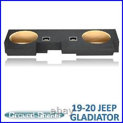 For 2019-2020 Jeep Gladiator 12 Dual Sealed Sub Box Subwoofer Enclosure