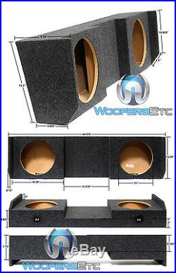 For Nissan Titan 2004-2015 Nst212 Dual 12 Box Subwoofers Speakers Enclosure New