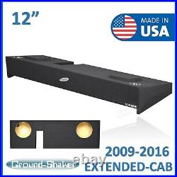 Ford F-150 Ext-Cab / F-150 Extended Cab 12 Dual Sub Box Subwoofer Enclosure