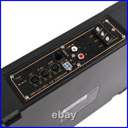 HJKJ 1200W Active Underseat Car Bass Box Audio Subwoofer Sub Speaker Amplifier