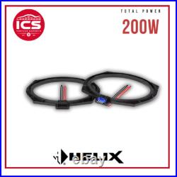 Helix Compose BMW i5 8 200W Mini Underseat Subwoofers Flex Mount Woofer Pair Helix Compose BMW i5 8 200W Mini Underseat Subwoofers Flex Mount Woofer Pair
