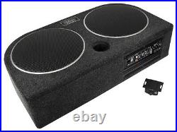 Hifonics VRX82A Twin 8 20 CM Active Spare Wheel Subwoofer Bass Box Compact Car