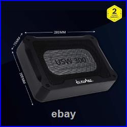 In Phase Car Audio USW300 300W Underseat Ultra Slim Compact Active Subwoofer Sy