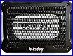 In Phase USW300 300W Underseat Subwoofer Car Active with