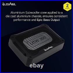 In Phase USW300 300W Underseat Subwoofer Car Active with