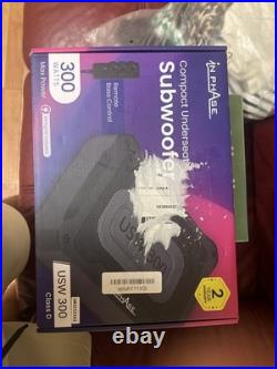 In Phase USW300 Compact Under Seat 300W Active Amplified Powered Subwoofer Sub