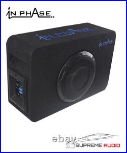 In Phase XTB-8A 8 Amplified Powered Active Sub, Wiring Kit and Remote 600W In Phase XTB-8A 8 Amplified Powered Active Sub, Wiring Kit and Remote 600W
