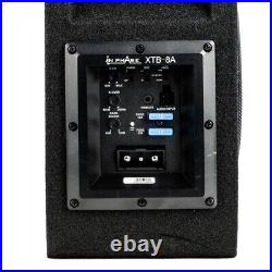 In Phase XTB-8A 8 Amplified Powered Active Sub, Wiring Kit and Remote 600W