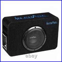 In Phase XTB-8A 8 Amplified Powered Active Sub, Wiring Kit and Remote 600W