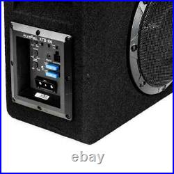 In Phase XTB-8A 8 Amplified Powered Active Sub, Wiring Kit and Remote 600W