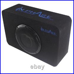 In Phase XTB-8A 8 Amplified Powered Active Sub, Wiring Kit and Remote 600W In Phase XTB-8A 8 Amplified Powered Active Sub, Wiring Kit and Remote 600W