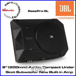 JBL BASSPRO SL 8 (200mm) Active Compact Under Seat Subwoofer New Built in Amp