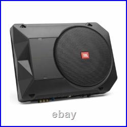 JBL Basspro SL2 8 Compact Amplified Under Seat Subwoofer + Complete Wiring Kit