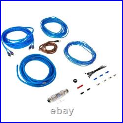 JBL Basspro SL2 8 Compact Amplified Under Seat Subwoofer + Complete Wiring Kit