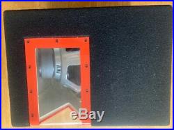 JBL CSX-1400BP 12-Inch Car Audio Bandpass Subwoofer Box with Acrylic Window Bl