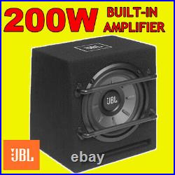 JBL STAGE 800BA 200W 8 Ported Powered Active Car Van Subwoofer built in Amp NEW