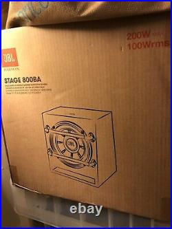 JBL STAGE 800BA 8 Ported Powered Active Car Subwoofer 200W Amplified System