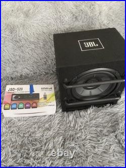 JBL Stage 800BA 8 200W Active Subwoofer + JSD-520 Car Stereo Bundle Deep Bass