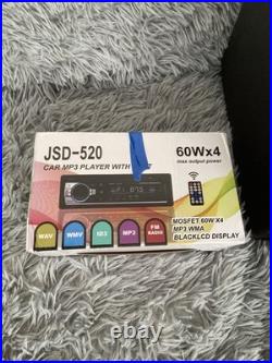 JBL Stage 800BA 8 200W Active Subwoofer + JSD-520 Car Stereo Bundle Deep Bass