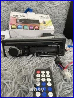 JBL Stage 800BA 8 200W Active Subwoofer + JSD-520 Car Stereo Bundle Deep Bass