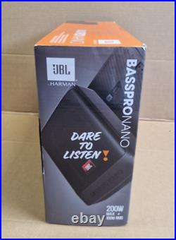 JBL under-Seat Car sub Bass Pro Nano Active Subwoofer Housing Remote Control