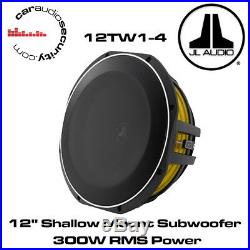 JL Audio 12TW1-4 12 300 Watts Shallow Mount Subwoofer Bass Subwoofer