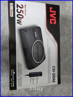 JVC CW-DRA8 20cm (8'') Underseat Compact Powered Subwoofer 250W Bass Woofer