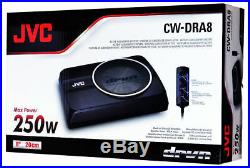 JVC CW-DRA8 8 (20cm) DRVN Series 250W Compact Active Car Underseat Subwoofer