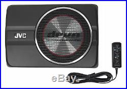 JVC CW-DRA8 8 250w Compact Powered Under-Seat Subwoofer Car Audio Sub System
