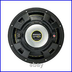 KICKER 44CWCS124 12 Inch 600W Subwoofers + For Dodge Ram Quad'02-New Box