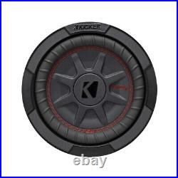 KICKER KA48CWRT82 COMPRT 8 THIN PROFILE DUAL VOICE COIL SUBWOOFER 2 OHMk