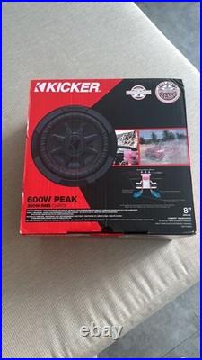 KICKER KA48CWRT82 CompRT 8 Car Audio Dual Voice Coil Subwoofer Sub 2ohm 600W