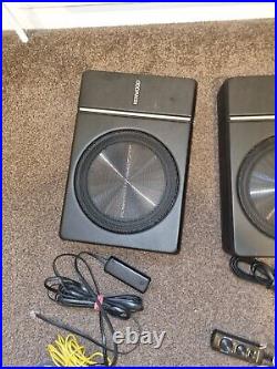 Kenwood KSCPSW8 Compact Under Seat Active Amplified Powered Subwoofer