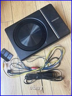 Kenwood KSC-PSW8 250W MAX 150W RMS SINGLE 8 Under Seat Powered Subwoofer I USED