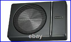 Kenwood KSC-PSW8 250 Watts Single 8 Under Seat Compact Powered Subwoofer NEW