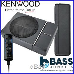 Kenwood KSC-PSW8 250 Watts Under Seat Active Amplified Powered Car Subwoofer Sub
