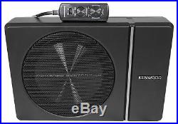 Kenwood KSC-PSW8 8 250w Slim Under-Seat Active Powered Car/Truck Subwoofer Sub