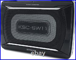 Kenwood KSC-SW11 150W Underseat Active Subwoofer with Passive Radiator