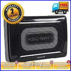 Kenwood KSC-SW11 under seat subwoofer 2 year warranty and free cable kit inc
